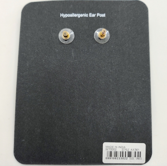 J. Crew White & Gold Tassel Earrings NWT - Picture 4 of 6